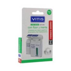 Vitis Dental Floss with Fluoride Wax and Mint 2x 50m