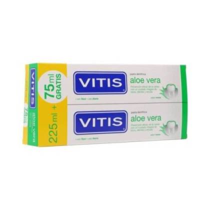 Vitis Pasta Aloe Vera Sabor Mint 2x150 ml Promo