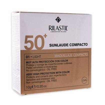 Rilastil Sunlaude Maquiagem Compacto 01 Light Spf50 10 G