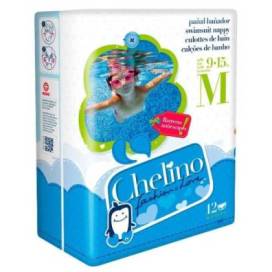 Chelino Fralda Bañador Tamanho Médio 9-15kg 12 Unidades