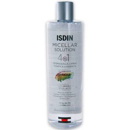 Isdin Micellar Solution 4 En 1 Piel Sensible 400 ml