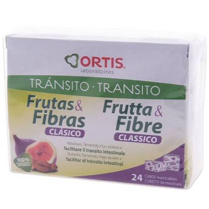 Fruta Fibra Clasico 24 Cubos Masticabl