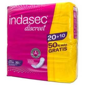 Indasec Discreet Extra 20 + 10 Unidades Promo
