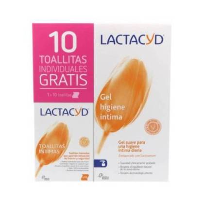 Lactacyd Intimate Gel 400 Ml+10 Wipes