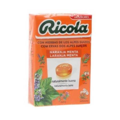 Doces Ricola Laranja Menta S-a 50 g