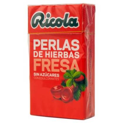 Ricola Erdbeer-Minz-Perlen S-a 25 g