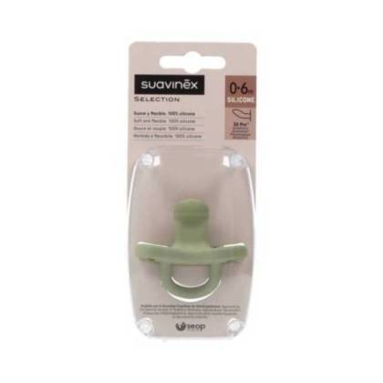 Chupete Suavinex Selection Silicona Anatomico 06m 1 Ud