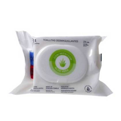 Interapothek Makeup Remover Wipes With Aloe 24 Units