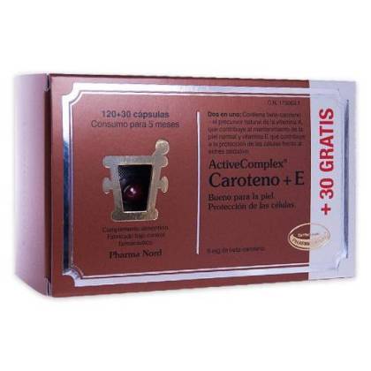 Activecomplex Carotene + E 120+30 Caps Promo