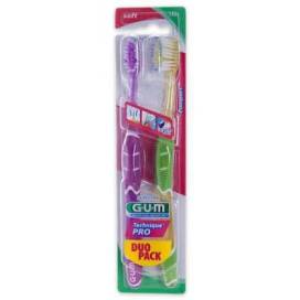 Cepillo Dental Adulto Gum 1525 Technique Pro Suave 2 Uds