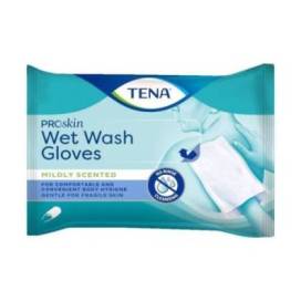 TENA WET WASH GLOVES 8 UDS