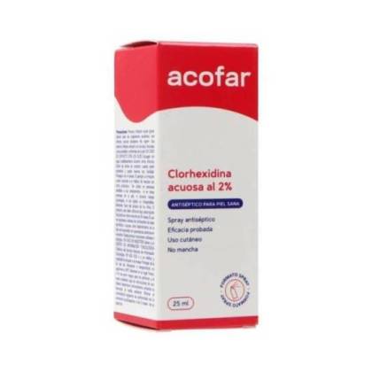 Acofar Clorhexidina Digluconat 2 % Spray 25 ml