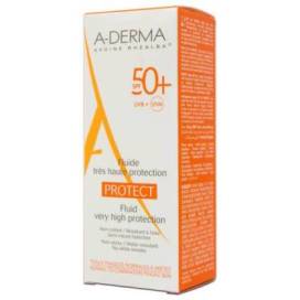 A-derma Protect Flüssigkeit Spf50 40 Ml