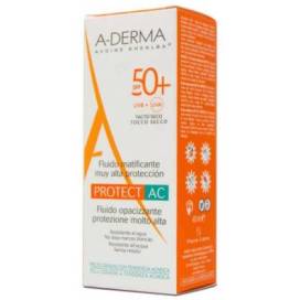 A-derma Protect Mattifying Flüssigkeit Spf50 40 ml
