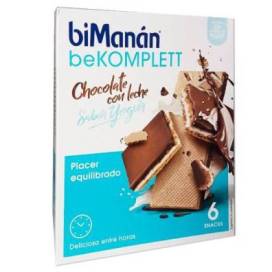 Bimanan Bekomplett Chocolate Com Leite Sabor Iogurte 6 Unidades