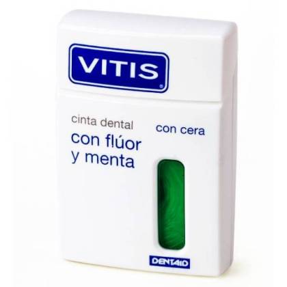 Vitis Dental Floss With Flouride And Mint 50m