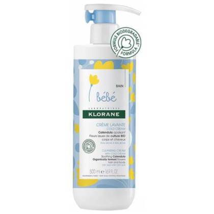 Klorane Bebê Creme Limpadora 500 Ml