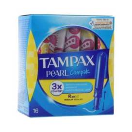Tampones Tampax Compak Pearl Regular 16u