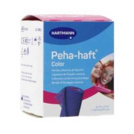 Peha-haft Selbstklebende Augenbinde 6 cm x 4 m Blau Hartmann