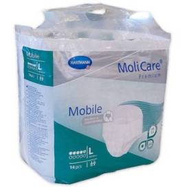 Molicare Premium Mobile 5 Tropfen Größe L 14 Einheiten