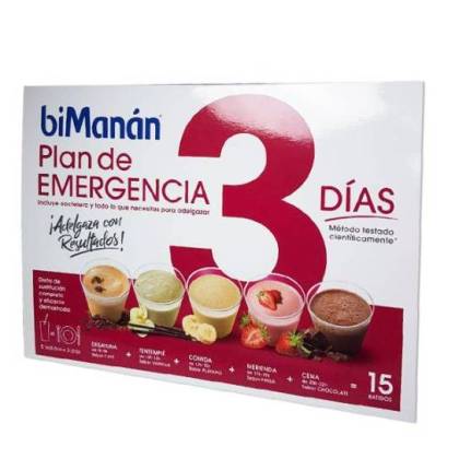 Bimanan Plan De Emergencia 3 Dias 15 Batidos