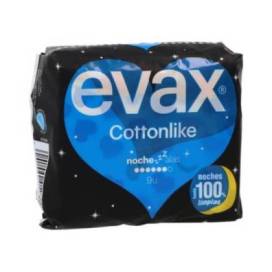 Evax Cottonlike Noche 9 Uds