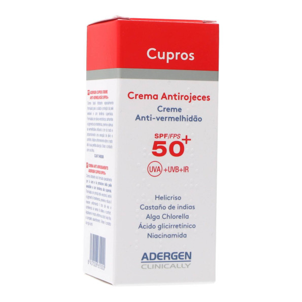 Adergen Cupros Anti-Redness Cream SPF 50 50 ml