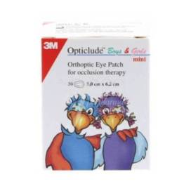 Opticlude Mini Augen Pflaster 30 Einheiten