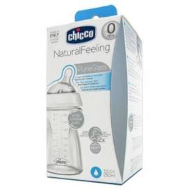 Chicco Biberão Natural Feeling Silicone 0m 250ml