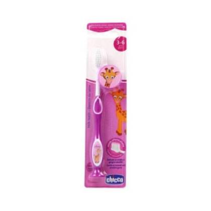 Chicco Escova Dental 3-6 Anos Rosa