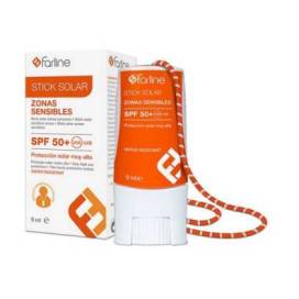 Farline Sonnen Stick Für Empfindliche Gebiete Spf50+ 9 Ml