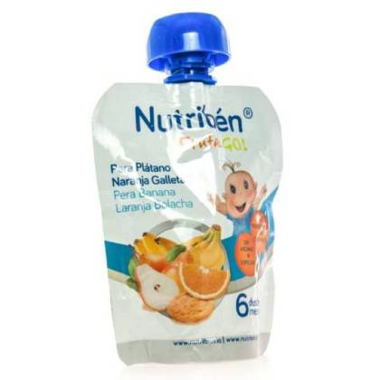 Nutriben Fruta Go! Orangen Banane Birne Und Kekse 90 G