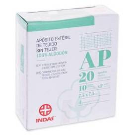 Indas Aposito Esteril 7,5x7,5 Cm 20 Uds