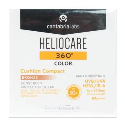 Heliocare 360 Color Cushion Compact Bronz Spf50 15 G