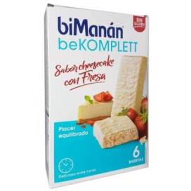 Bimanan Komplett Cheesecake And Strawberry 6 Bars