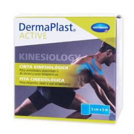 Dermaplast Active Kinesiologie Verband Blau 5cm X 5m Hartmann