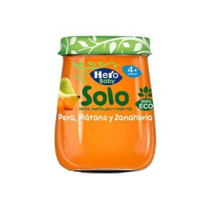 Hero Baby Solo Birne Banana Und Karotte 120 G