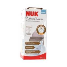 Nuk Nature Silikon Glas Babyflasche S 120ml