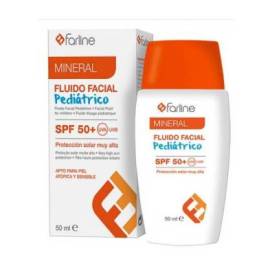 Farline Fluido Rosto Mineral Para Meninos Spf50+ 50 Ml