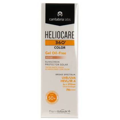 Heliocare 360 Color Gel Oil Free Beige Spf50 50 Ml