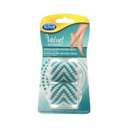 Scholl Velvet Smooth Recambio Exfoliante Para Piel Seca 2 Recambios