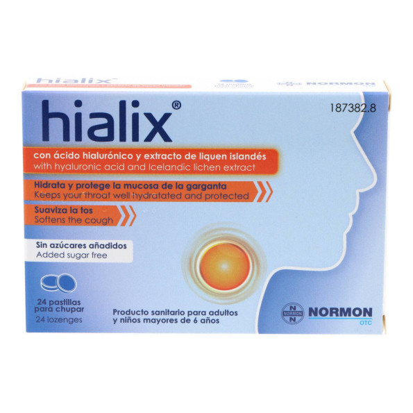 Hialix 24 Pastillas Para Chupar