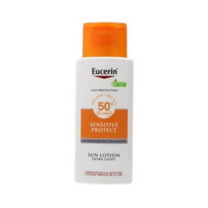 Buy Eucerin Sensitive Protect Extra Light Sun Lotion Spf50+ 150ml ...