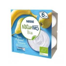 Nestle Naturnes Bio Pear And Banana Yogurt 4x90 G