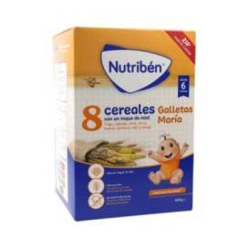 Nutriben 8 Cereals Honey And Cookies 600 G