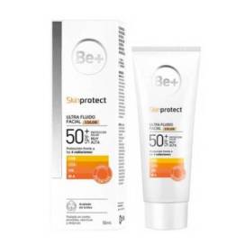 Be+ Skin Protect Ultrafluido Facial Spf50+ Com Cor 50 Ml