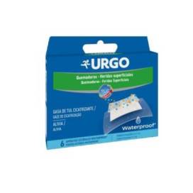 Urgo Burns Waterproof Dresings 7x5 Cm 6 Units