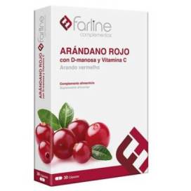 Farline Arandano Vermelho + Vitamina C + D-manosa 30 Cápsulas