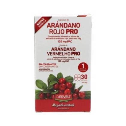 Arandano Rojo Desvelt 30 Capsules