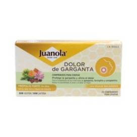 Juanola Dolor De Garganta Propolis Forte Sabor Suave Balsamico 20 Comprimidos